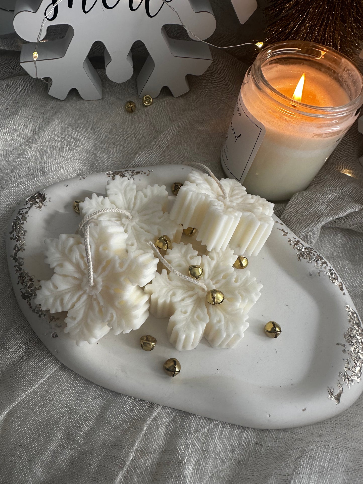 Snowflake Candle