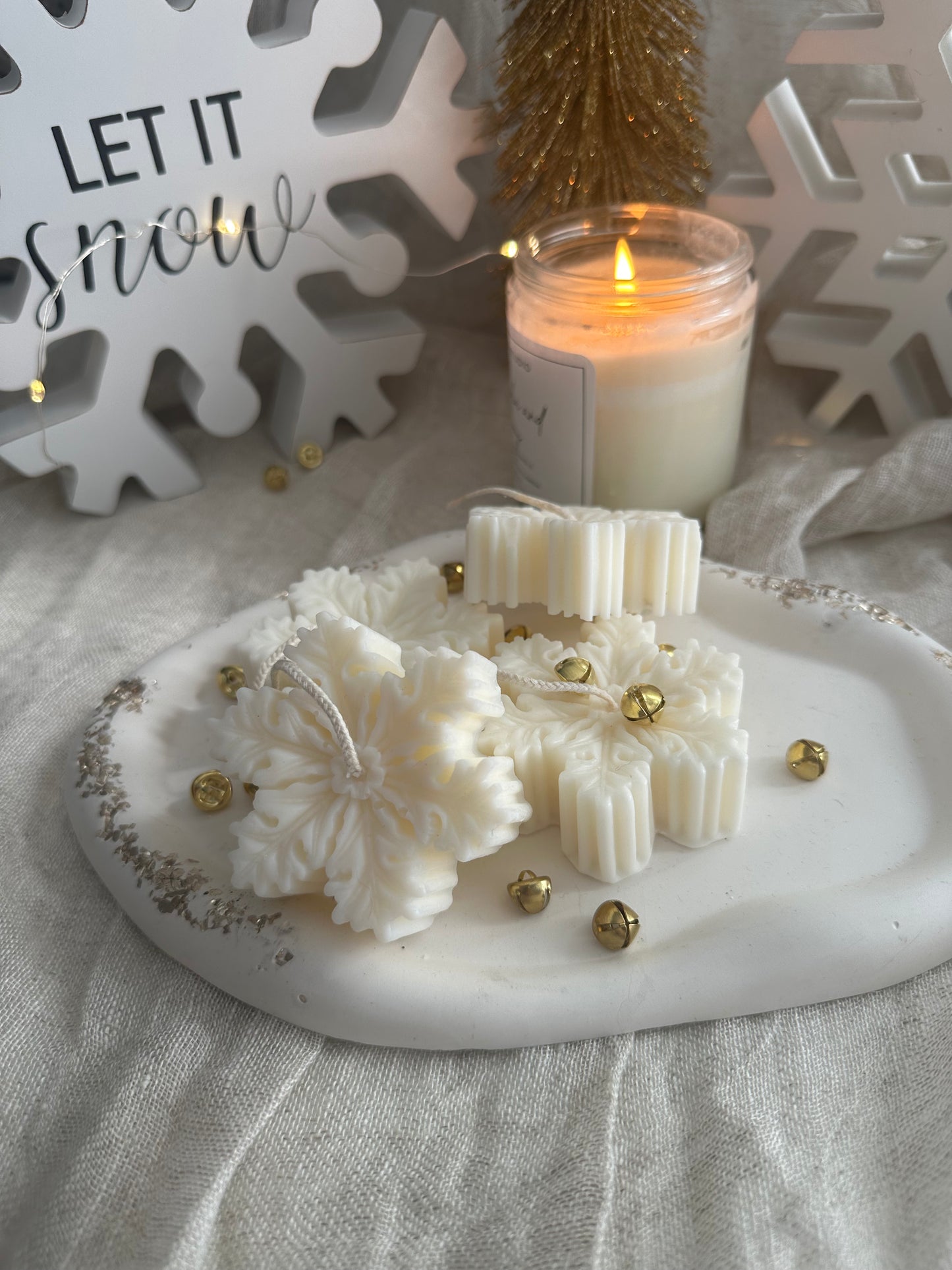 Snowflake Candle