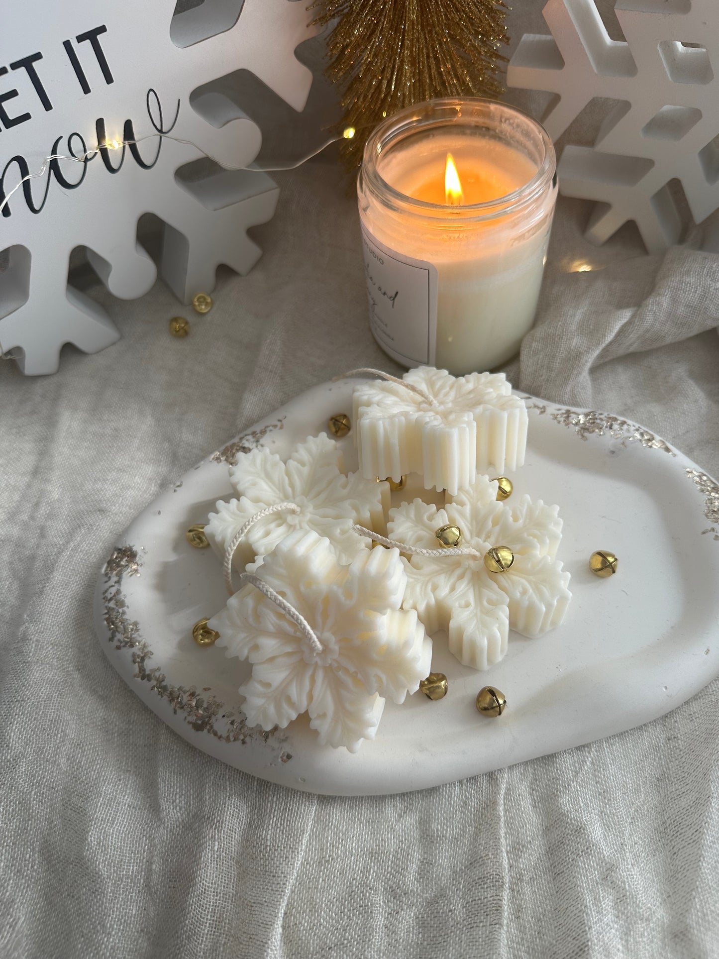 Snowflake Candle