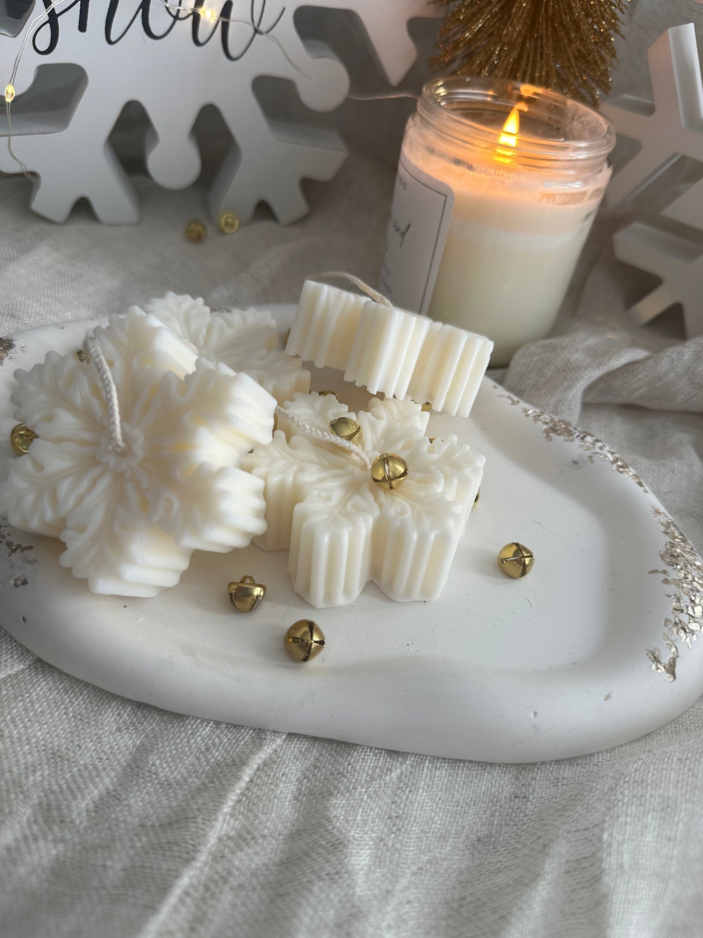 Snowflake Candle