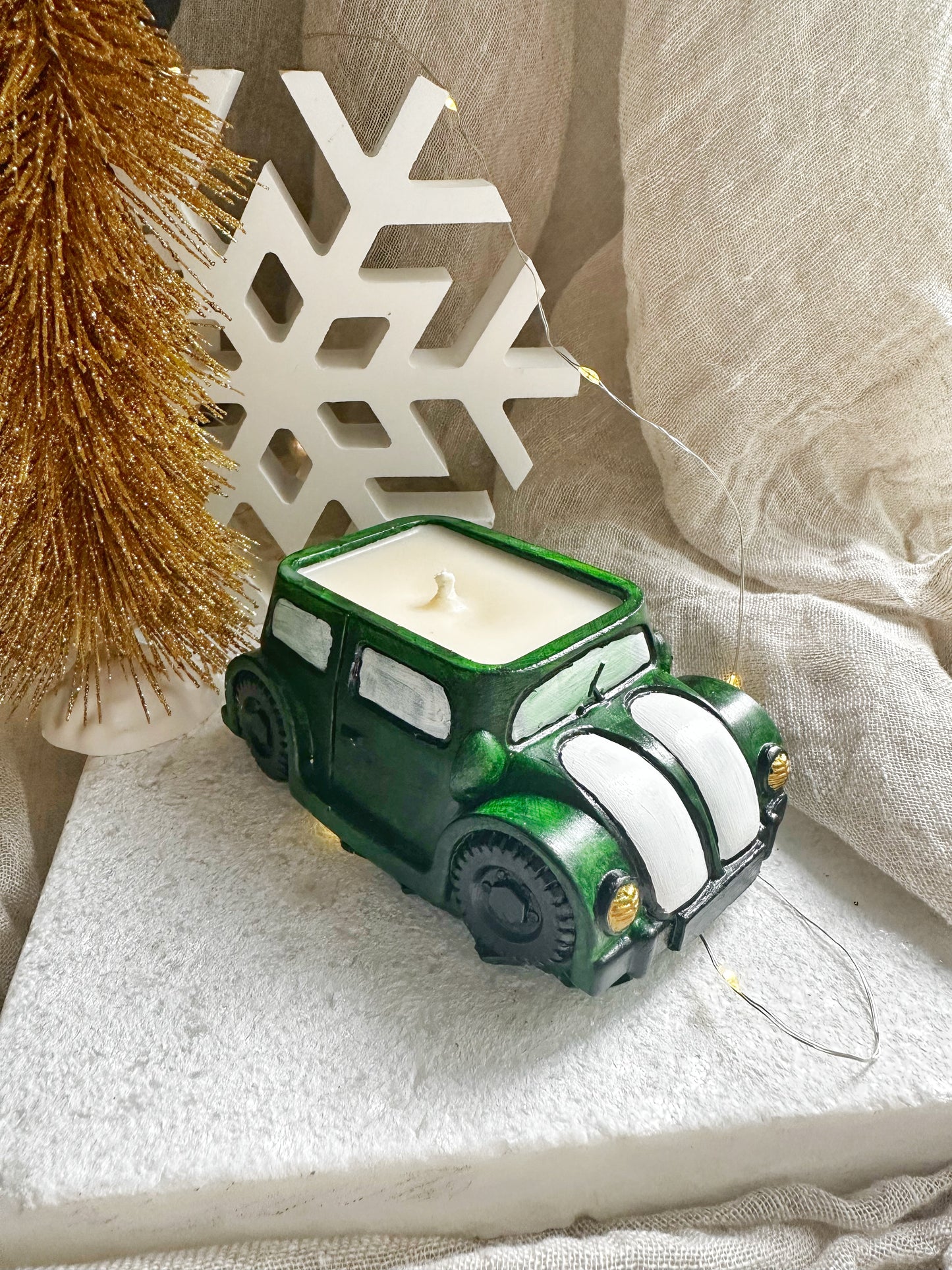 Christmas Car Candle