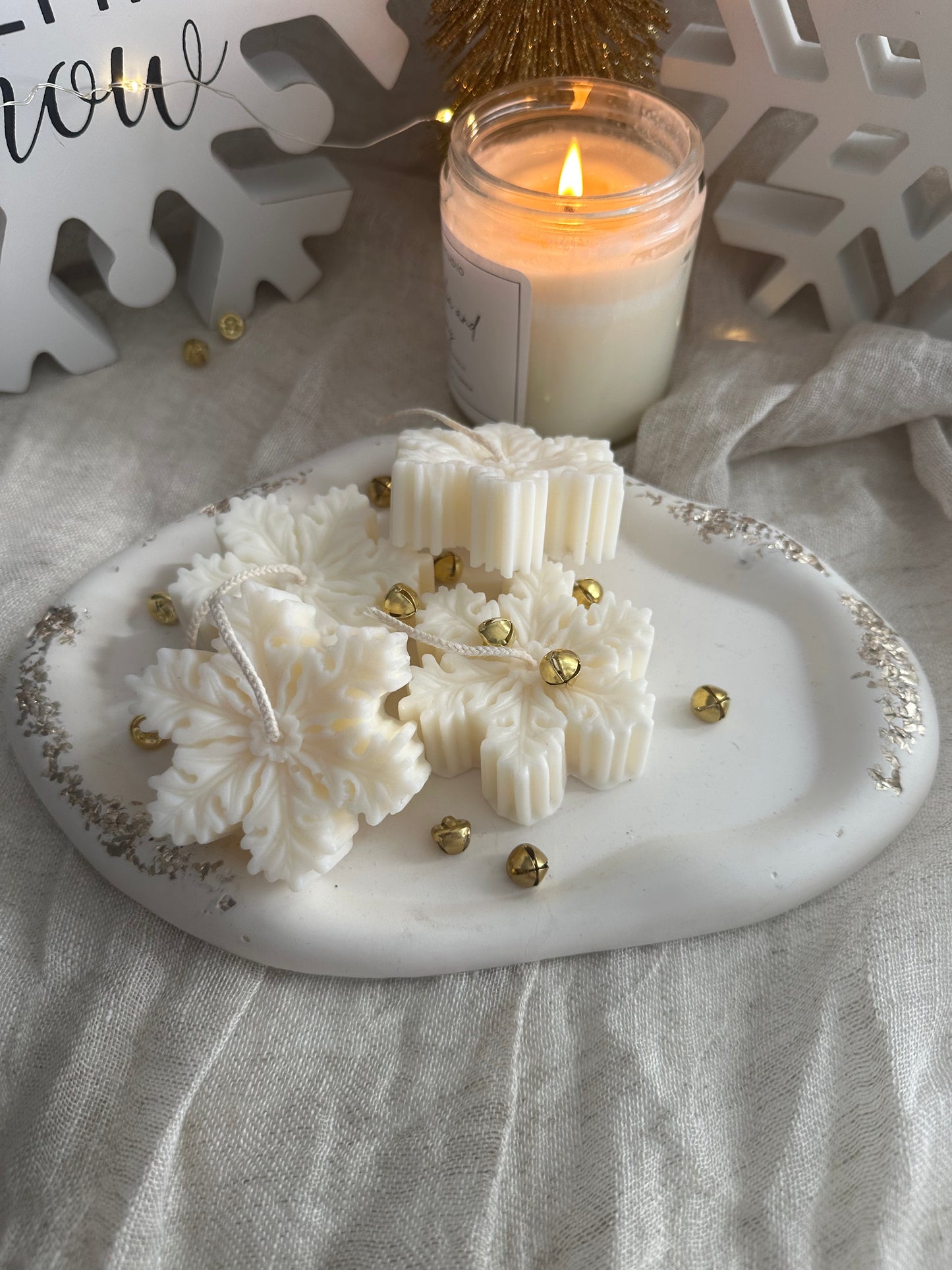 Snowflake Candle