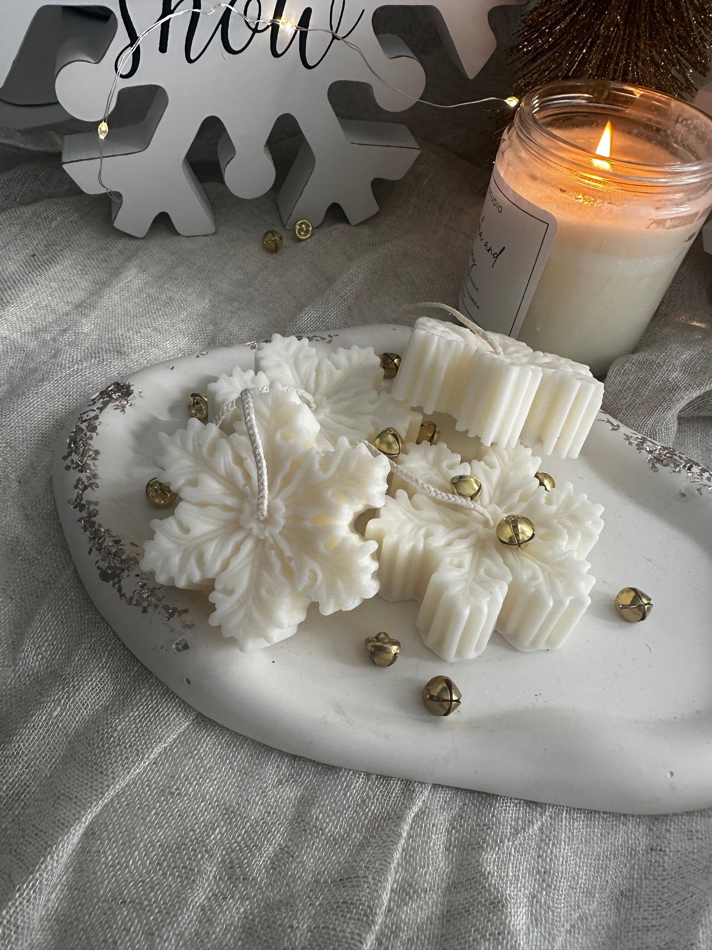 Snowflake Candle