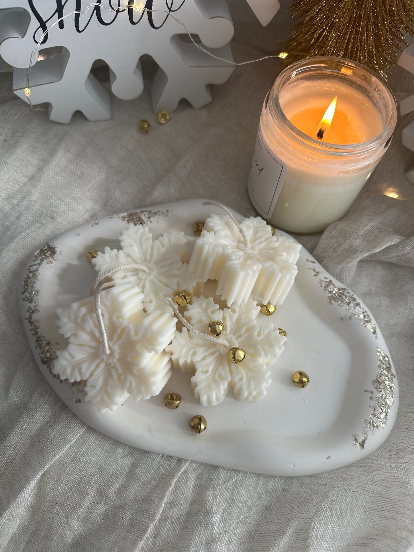 Snowflake Candle