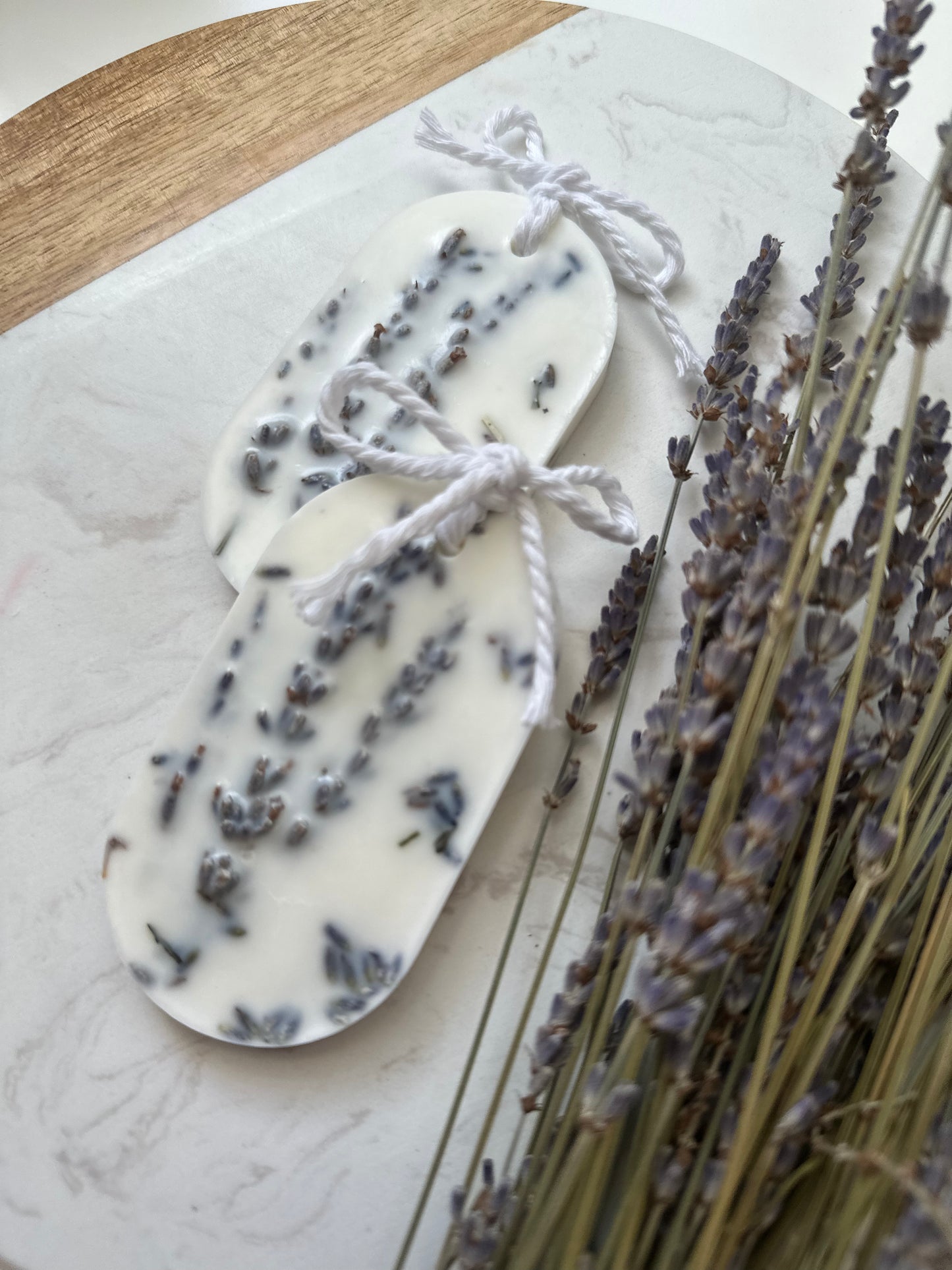 Lavender - Handmade scented Wax Sachet, Natural Aroma/Non Toxic Tablet Eco Closet Freshener