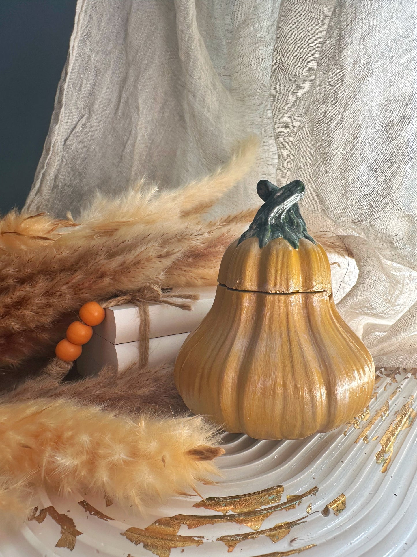 Butternut squash candle, pumpkin candle