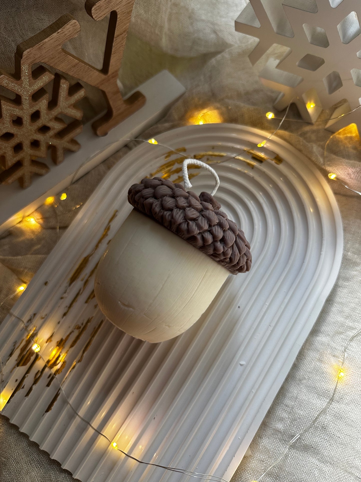 Acorn Shaped Candle
