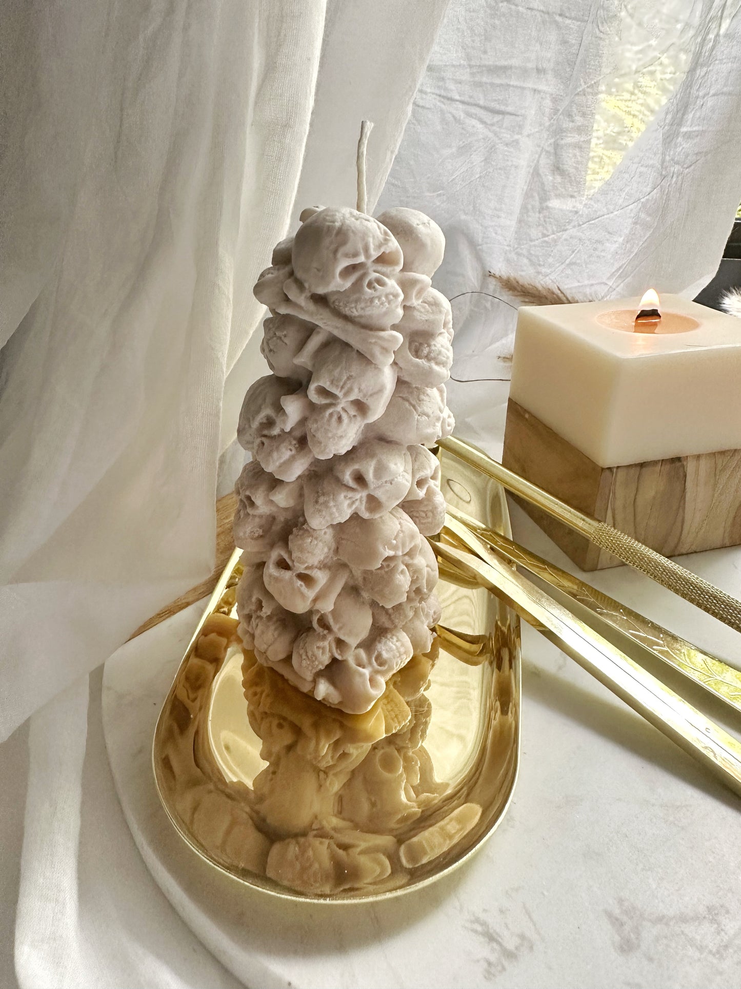 Skull Head Mountain Candles