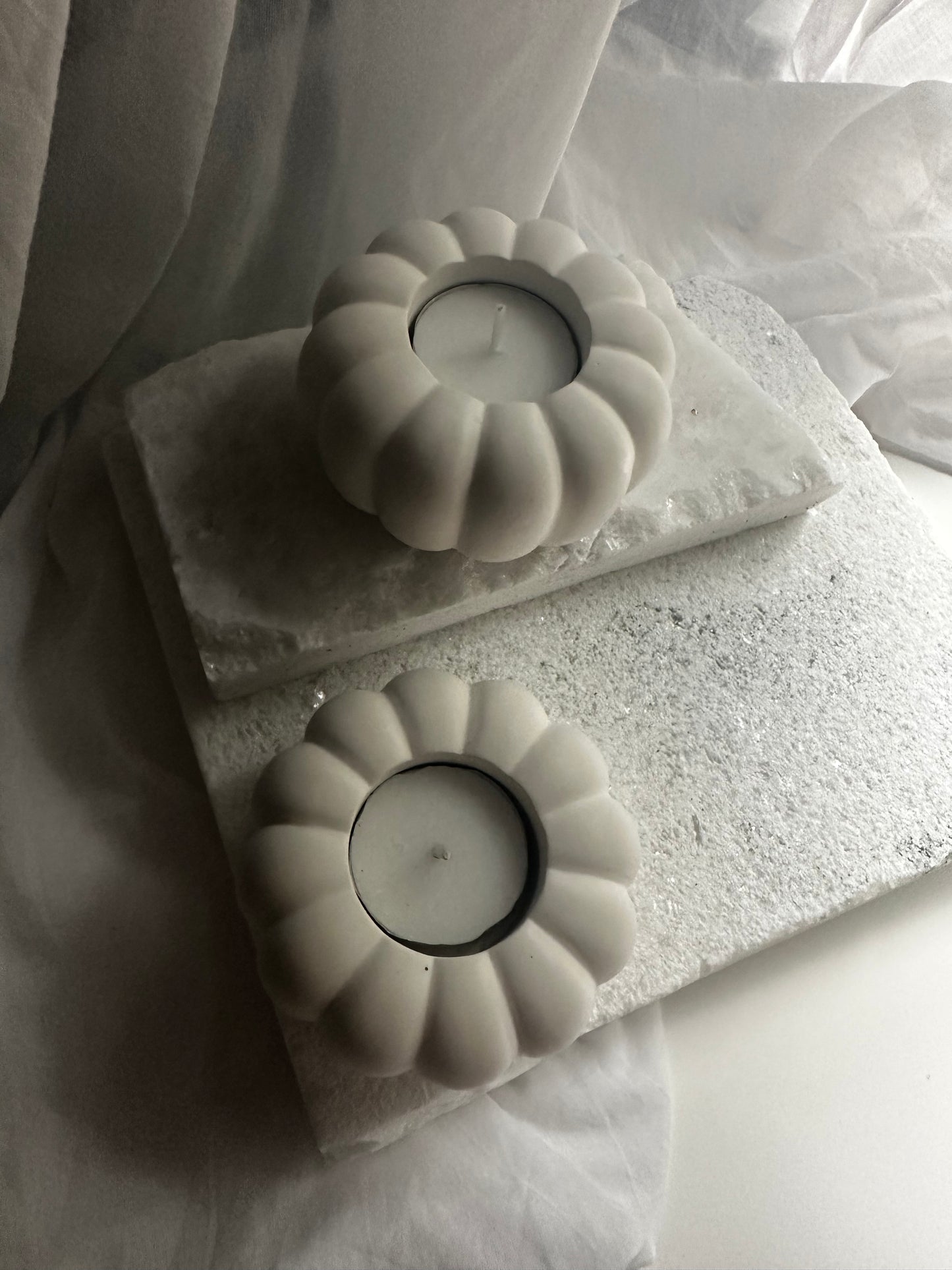 Pumpkin tea light holder