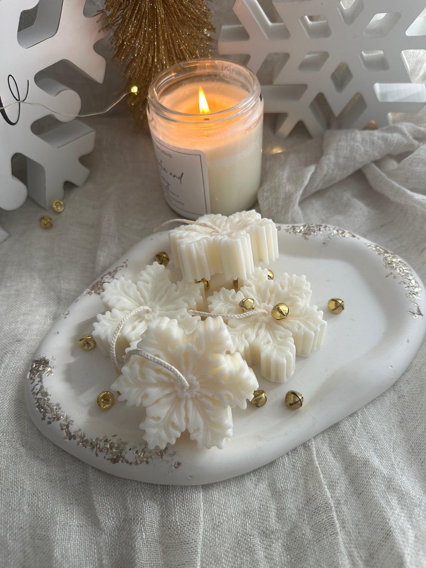 Snowflake Candle