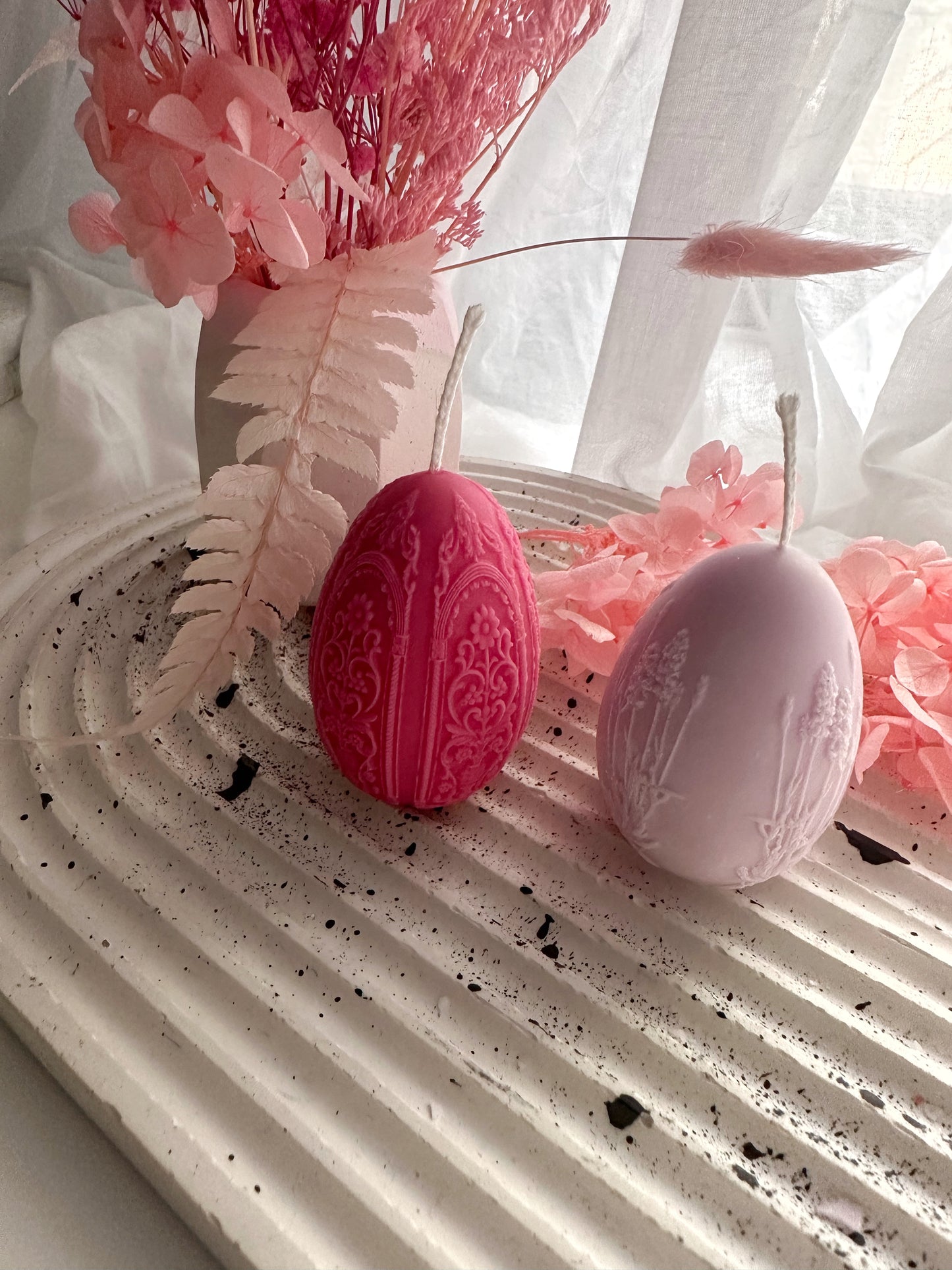Easter egg candles