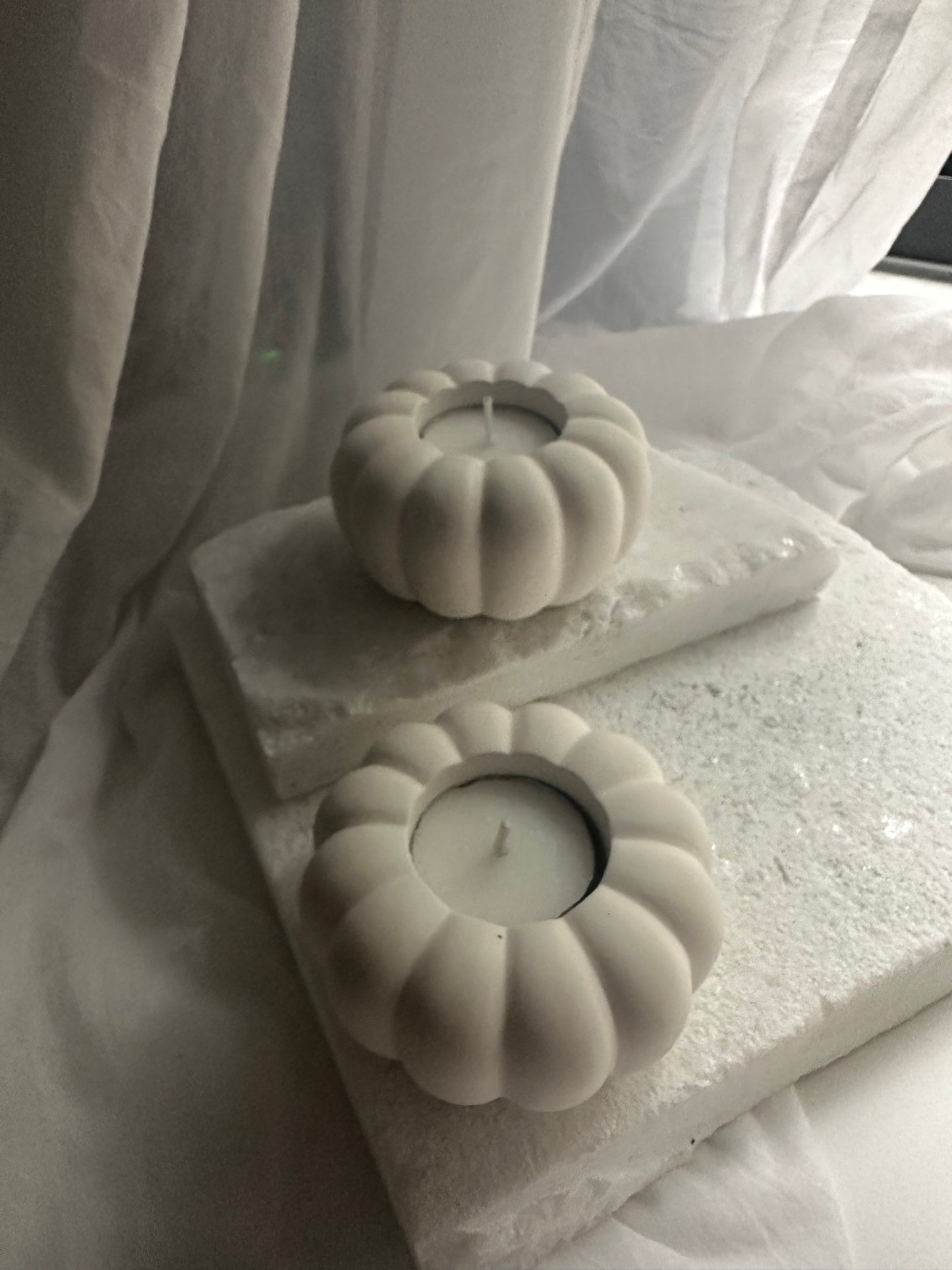 Pumpkin tea light holder