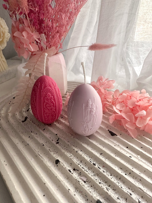 Easter egg candles