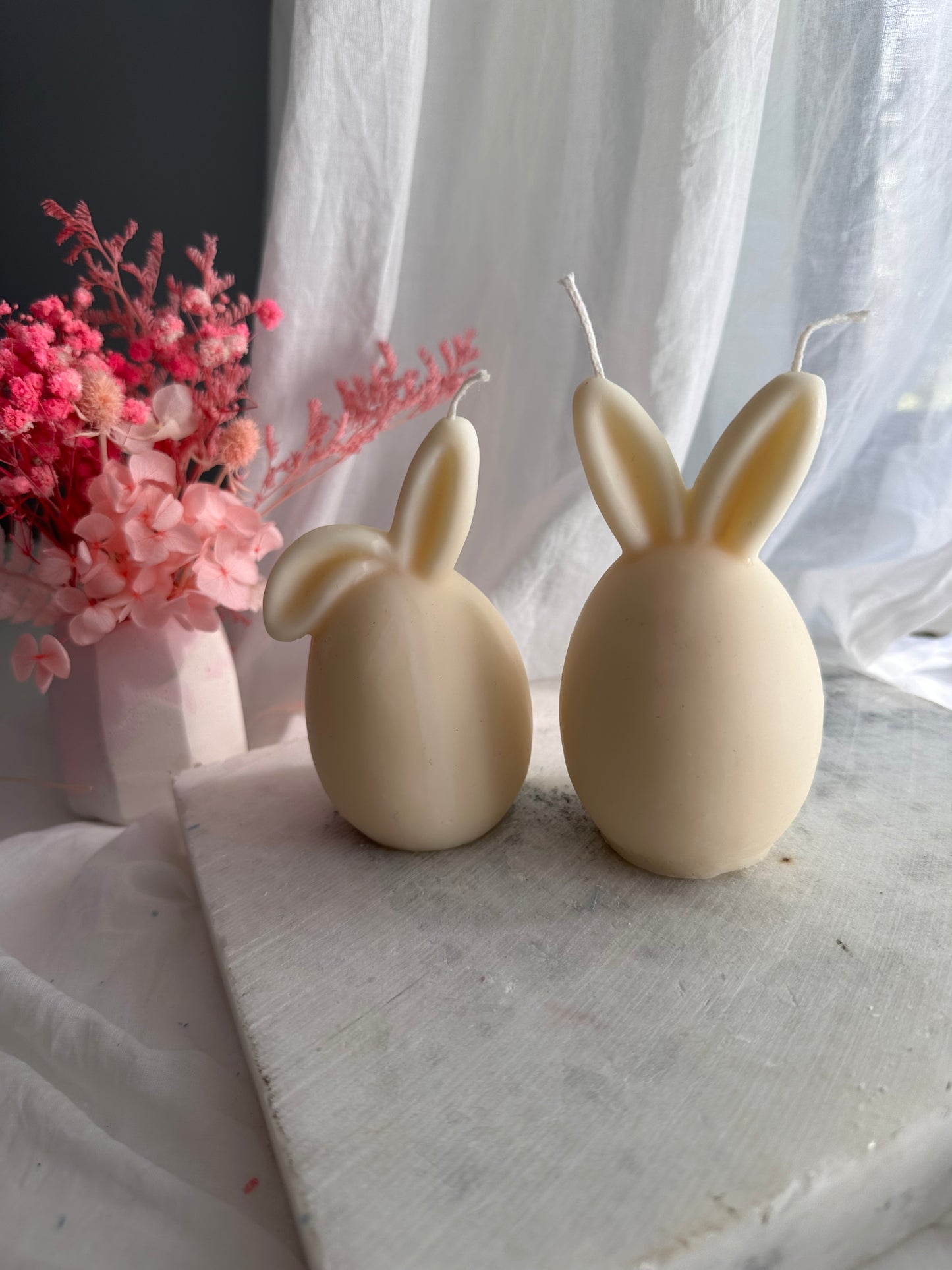 Easter Bunny Egg Candle For Easter Gift, Rabbit Soy Candle