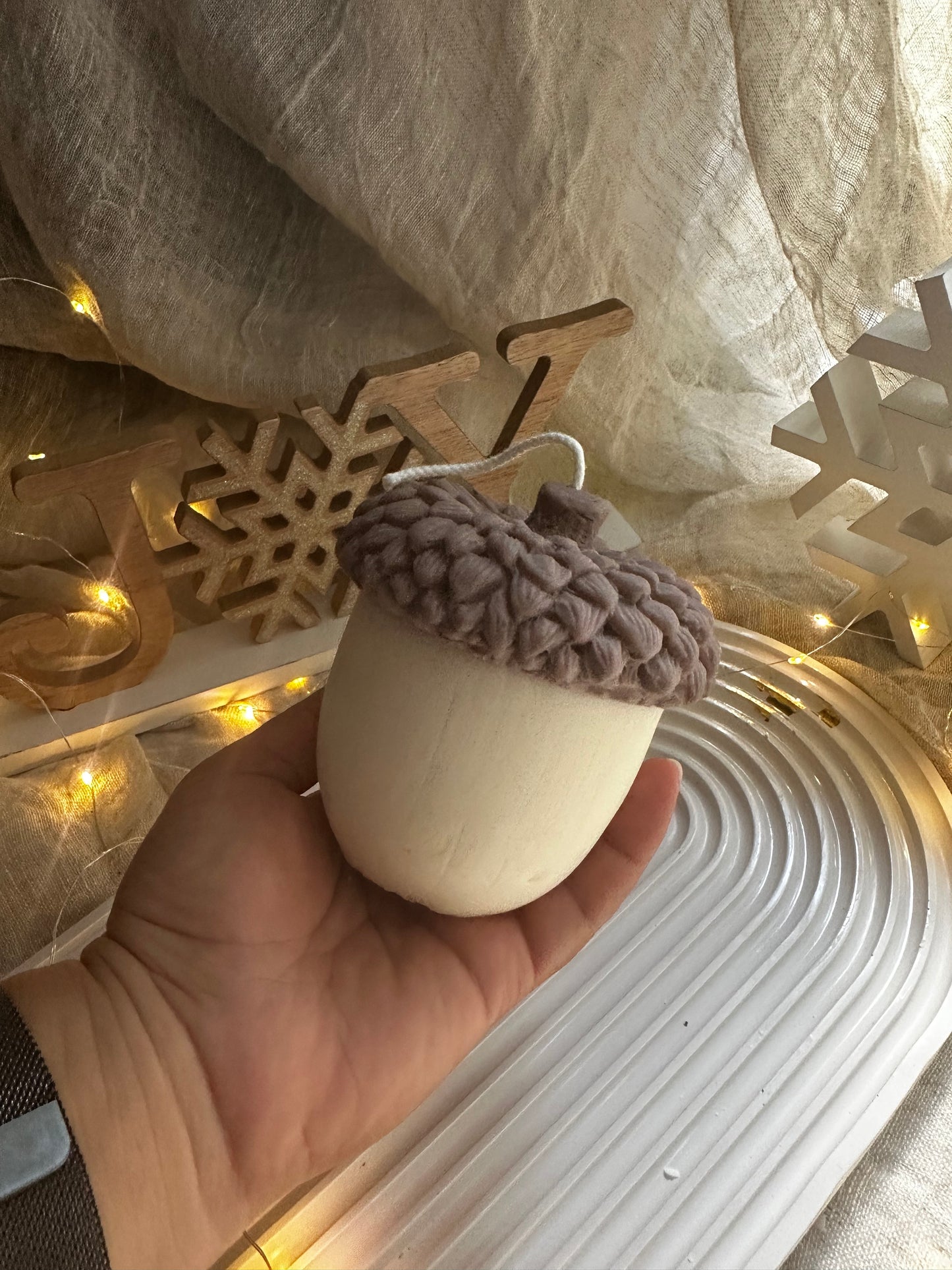 Acorn Shaped Candle