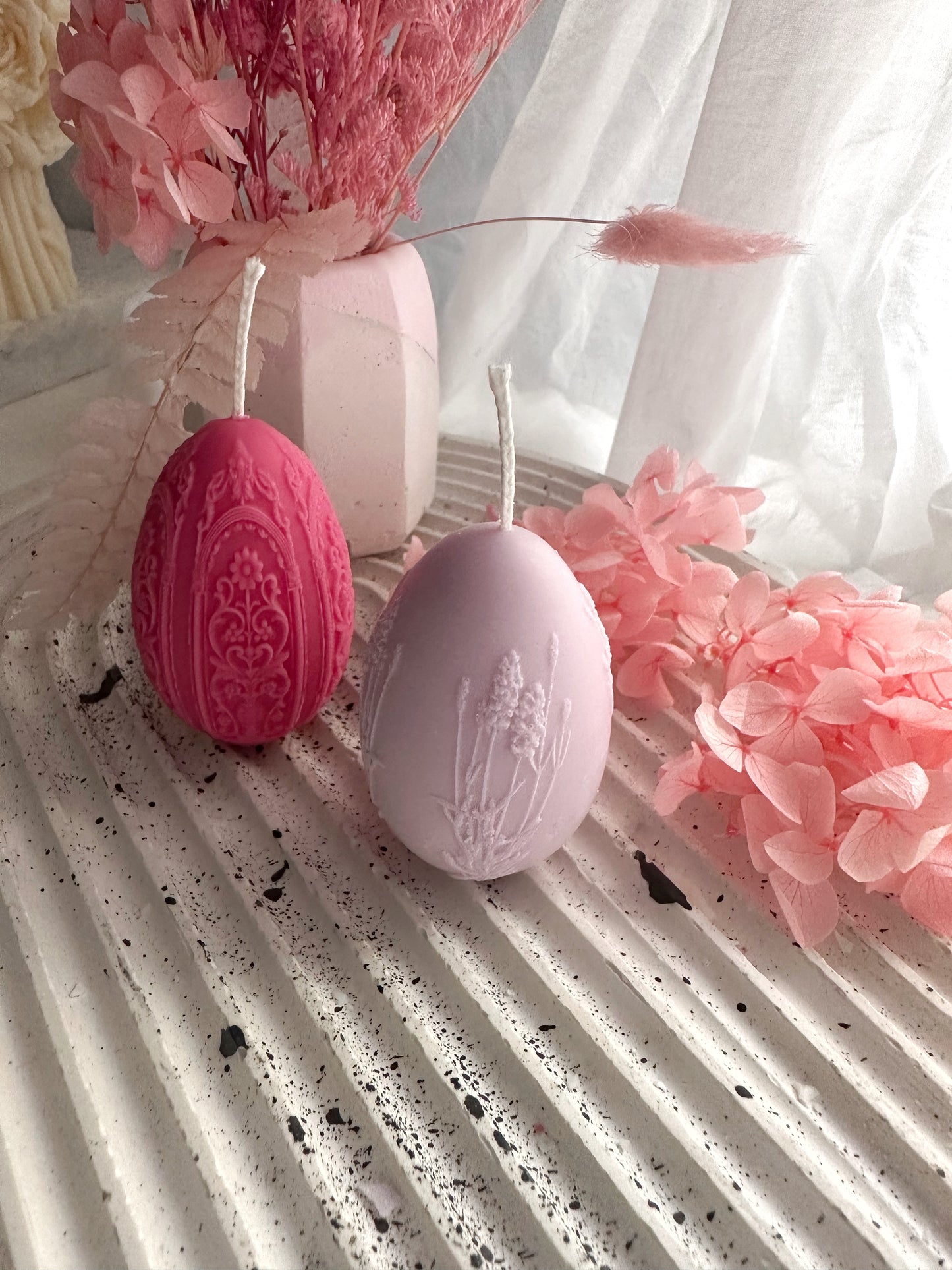 Easter egg candles