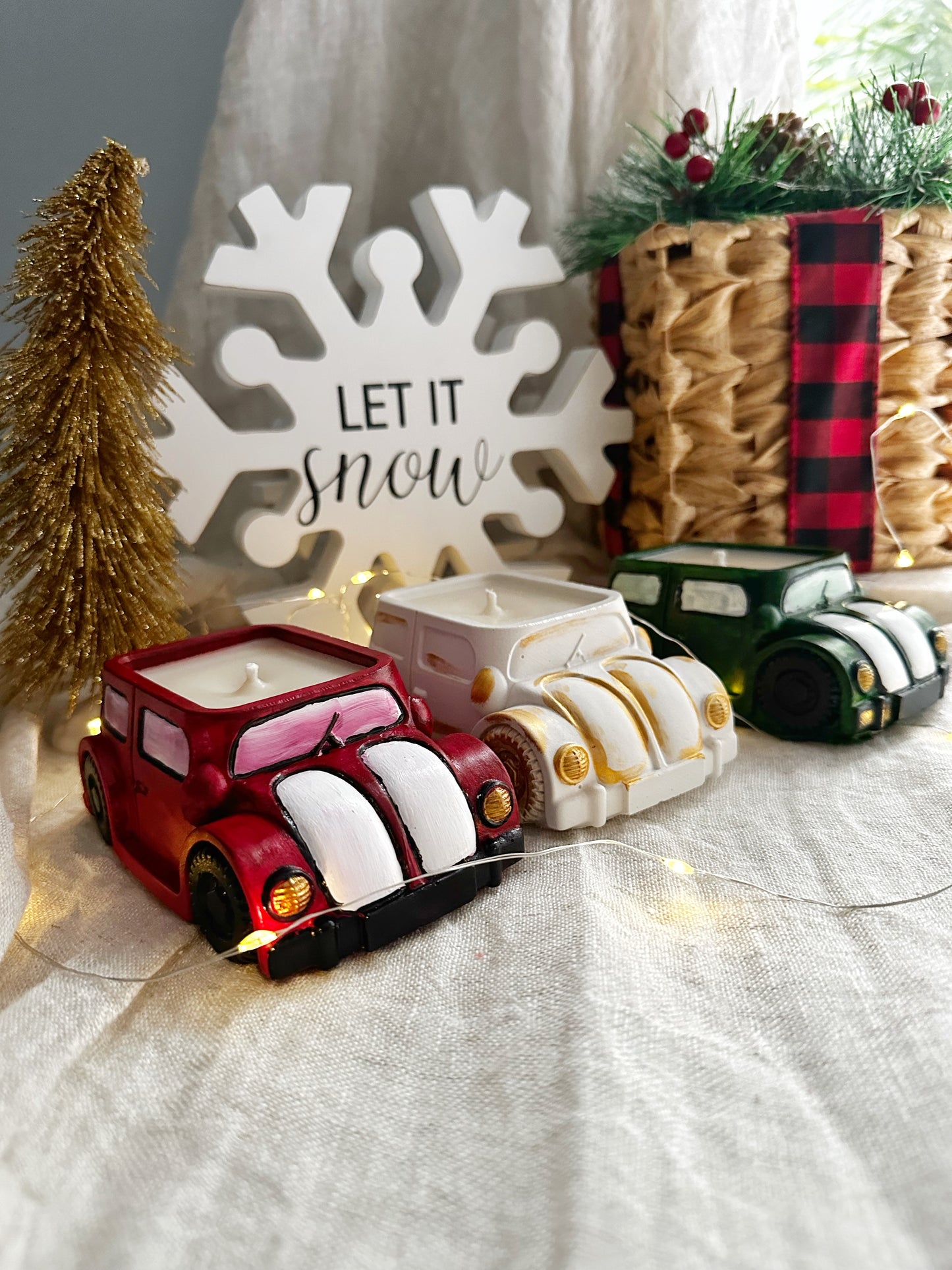 Christmas Car Candle