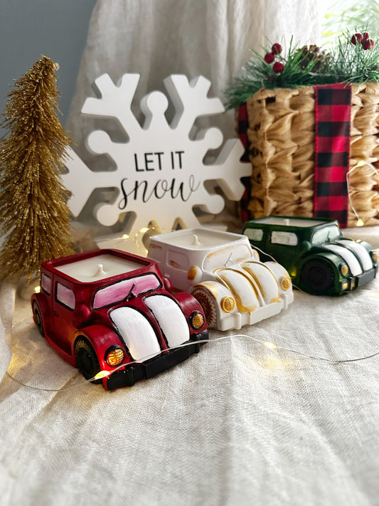 Christmas Car Candle