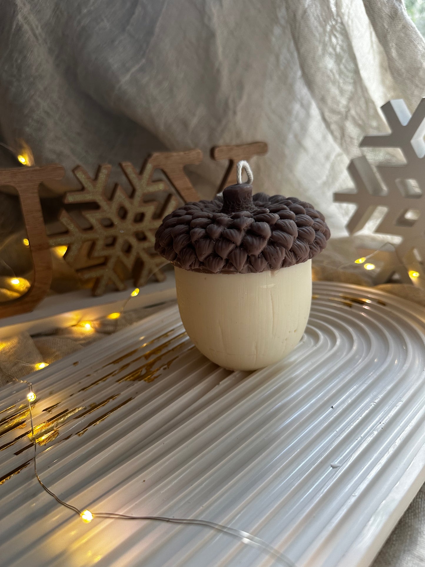 Acorn Shaped Candle