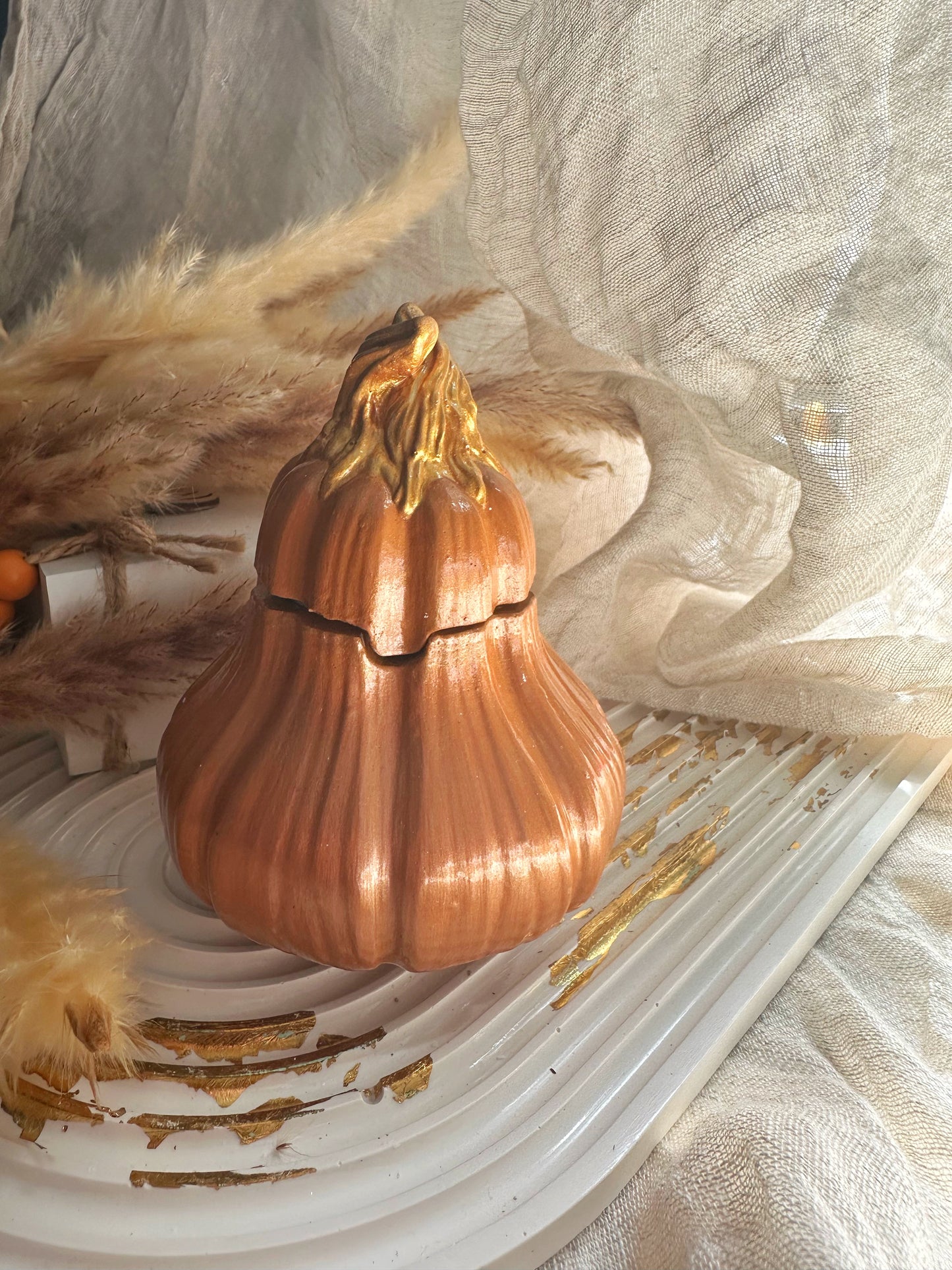 Butternut squash candle, pumpkin candle