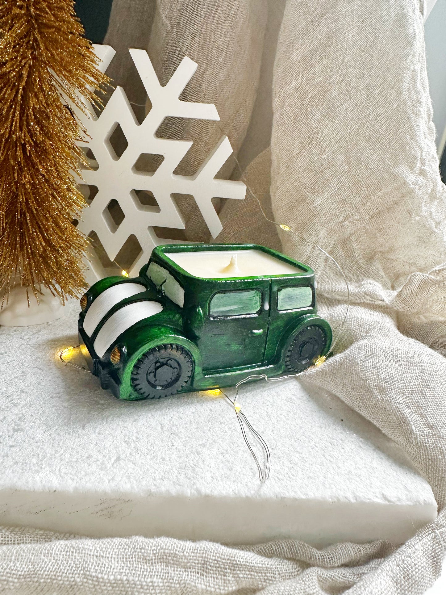 Christmas Car Candle