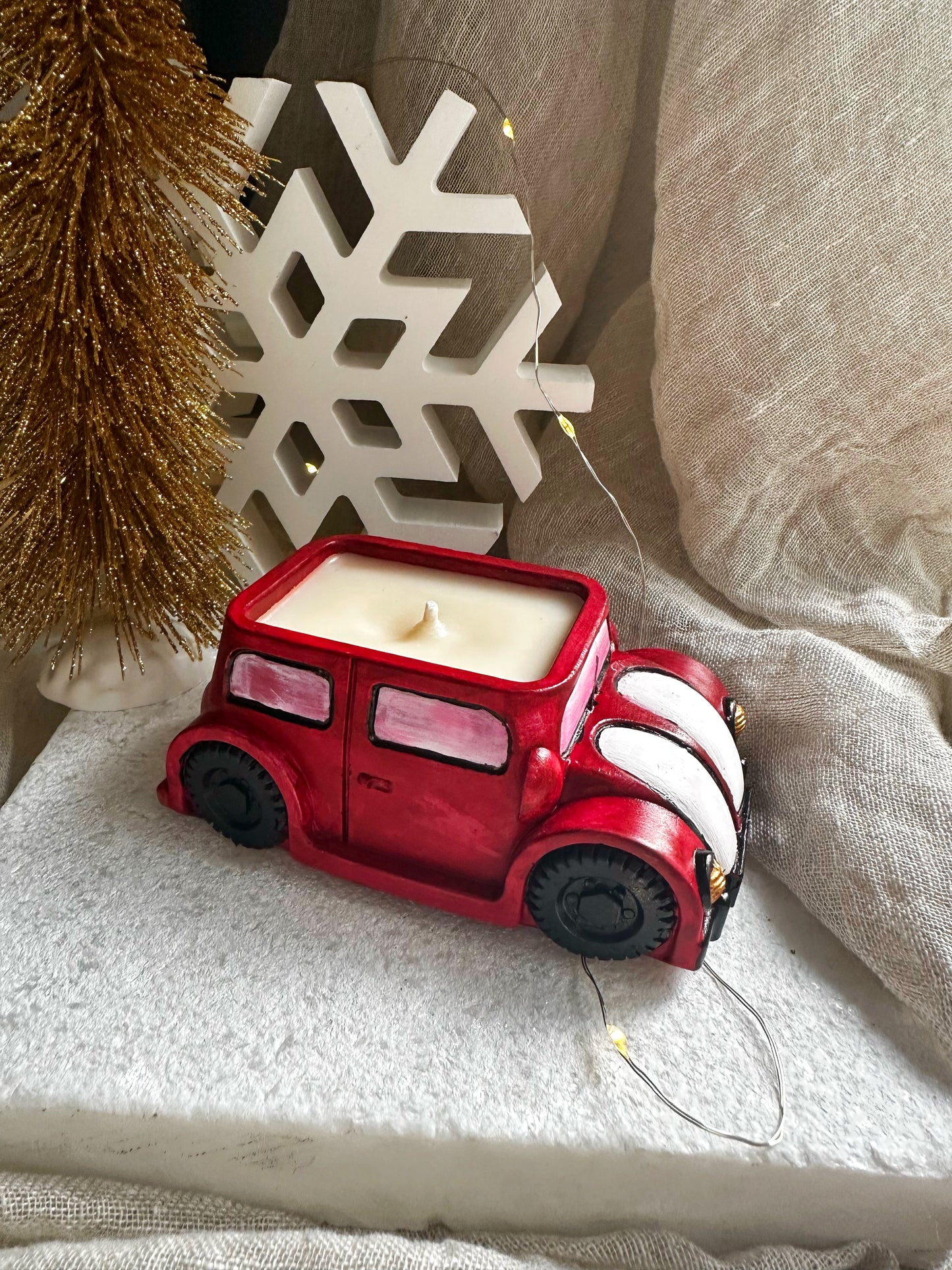 Christmas Car Candle