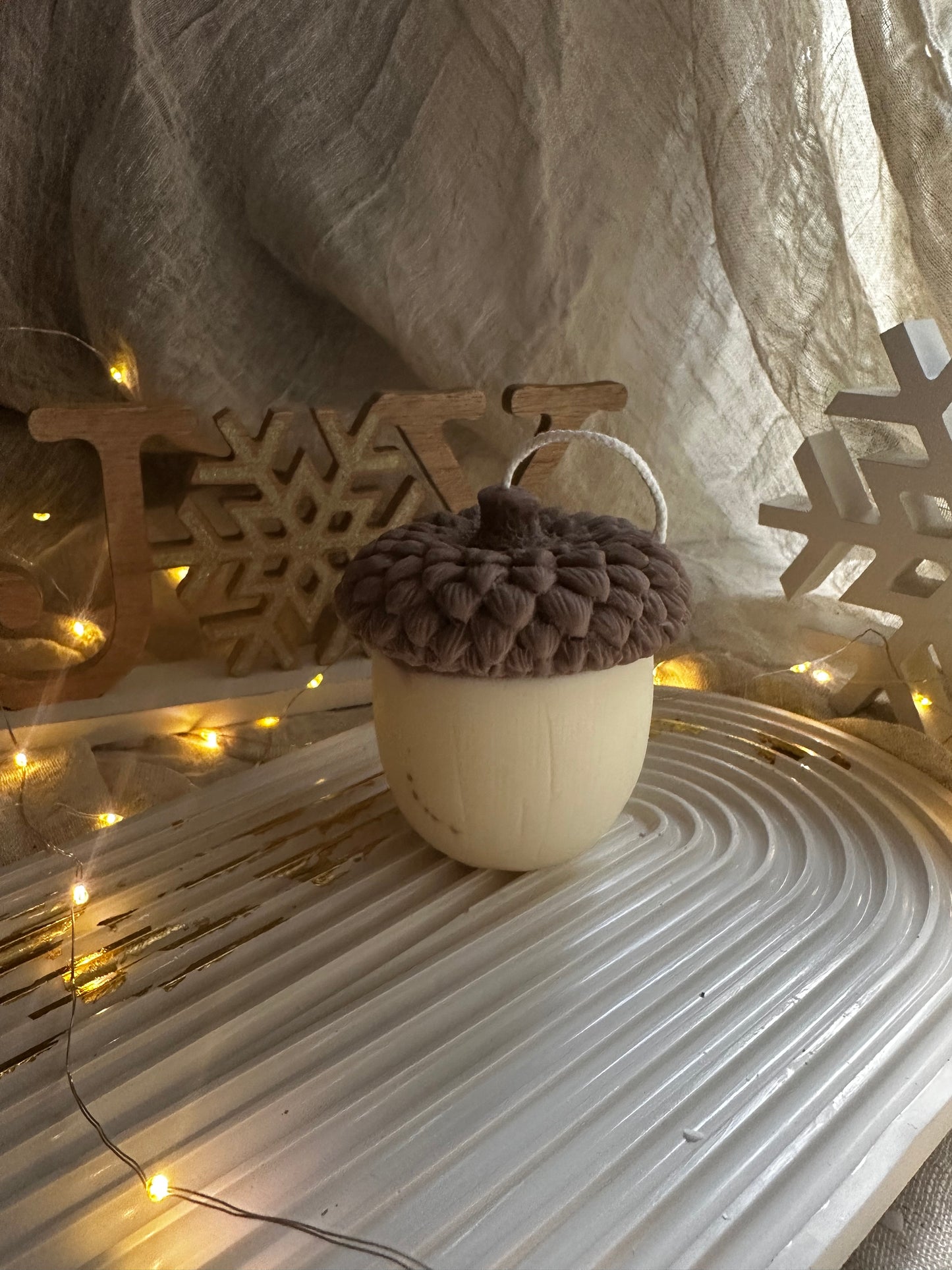 Acorn Shaped Candle