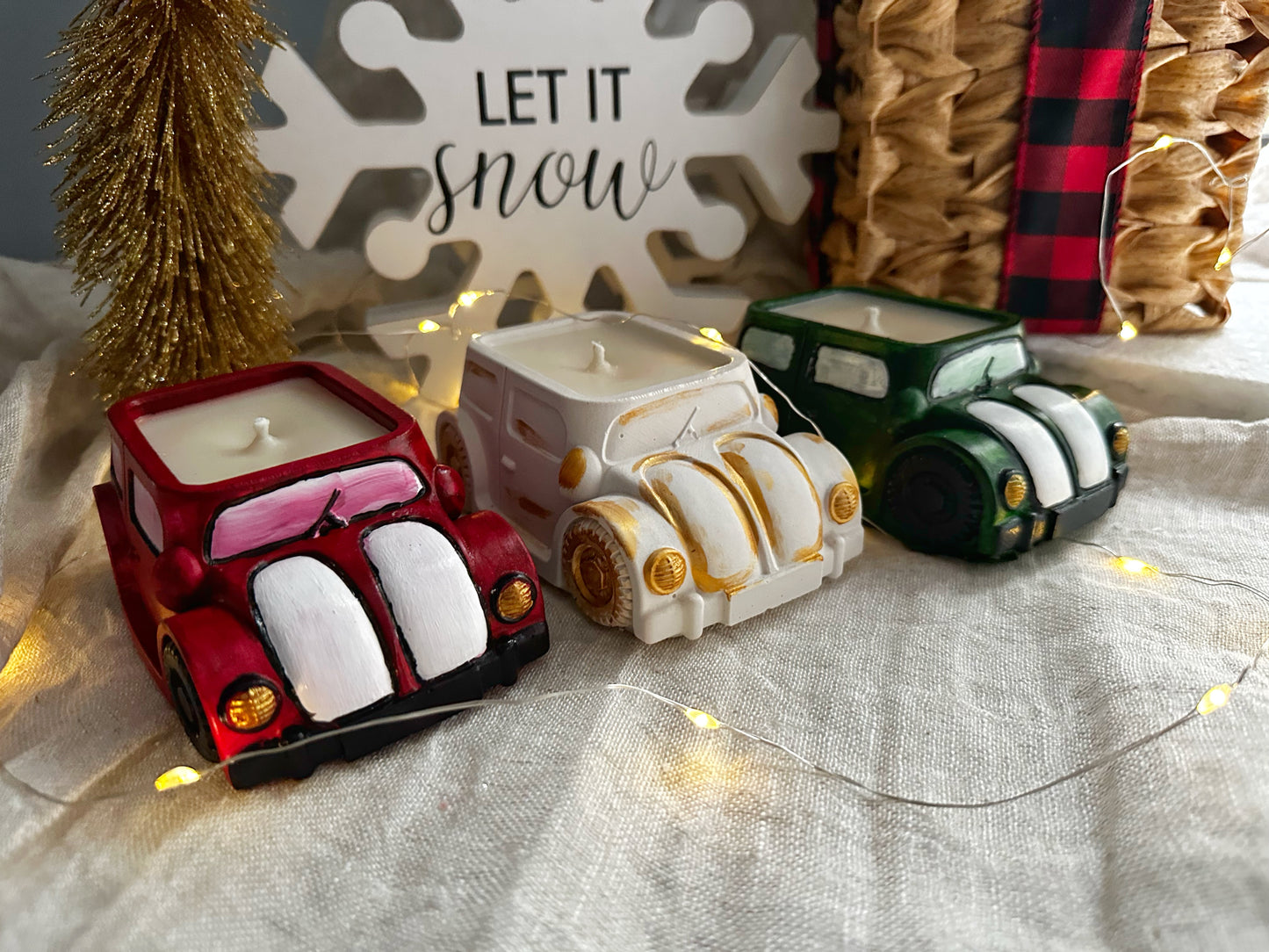 Christmas Car Candle