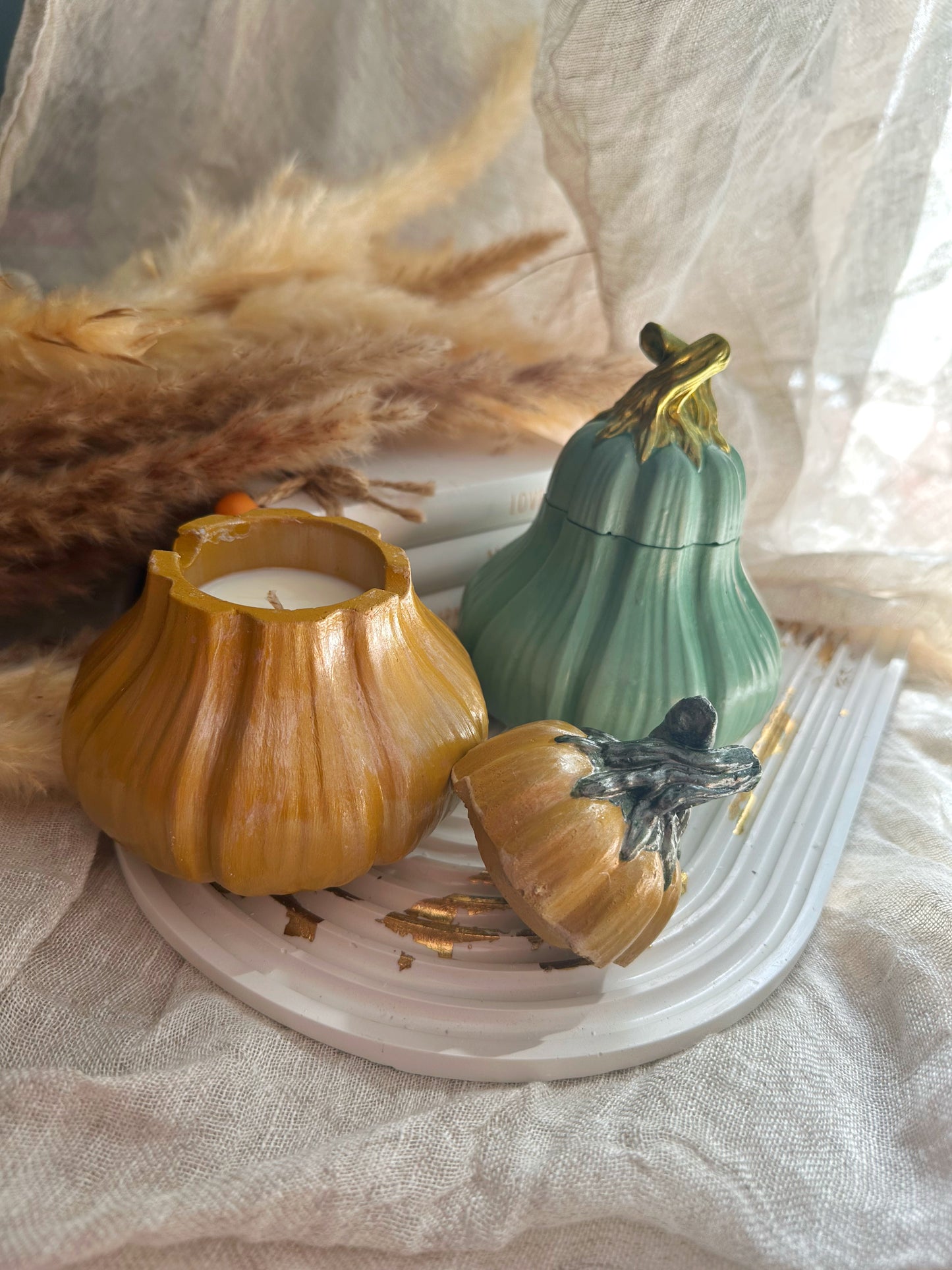 Butternut squash candle, pumpkin candle