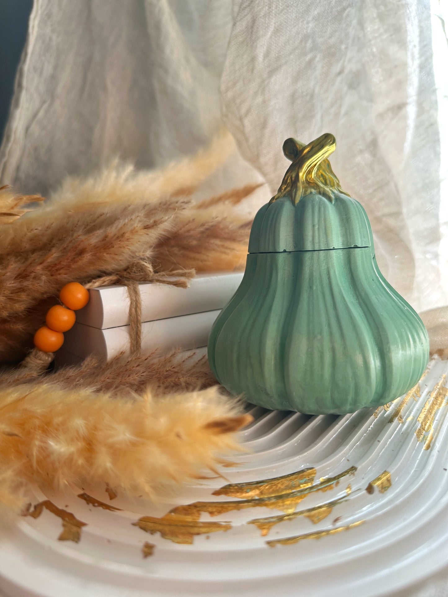 Butternut squash candle, pumpkin candle