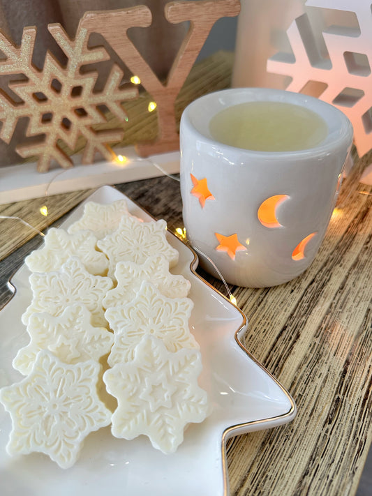 Christmas Wax Melts | Snowflakes | 100% Soy Wax Melts | Scented Wax | Winter Decor